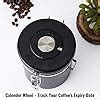 InstaCuppa Stainless Steel Coffee Canister, Airtight Container with ...