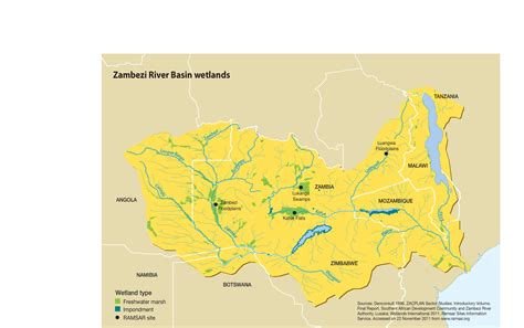 Zambezi River Map