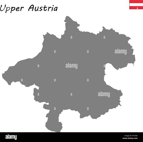 Map of upper austria hi-res stock photography and images - Alamy