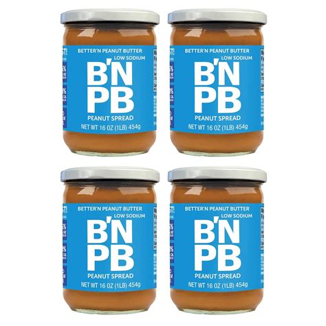 Amazon.com : Low Fat and Low-Sodium Peanut Butter Spread by Better’n ...