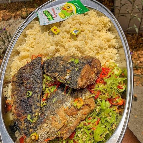 Delicious West African Food Tray