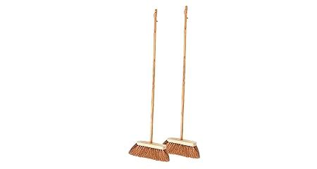Palmera Indoor Fine Dust Sweeping Coir Broom for Erect Sweeping. Safe ...