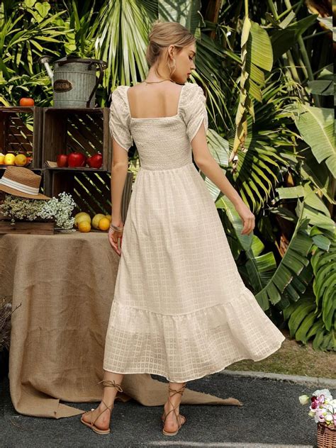 Smocking A-Line Dress | Savana | Bestsellers