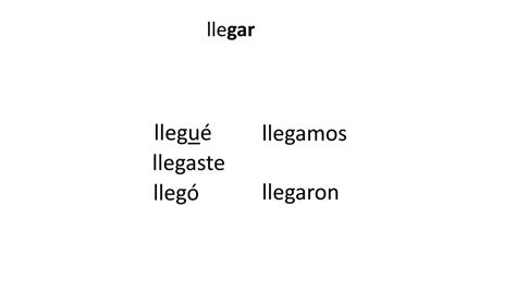 PPT - Spelling changes in the preterite PowerPoint Presentation, free ...