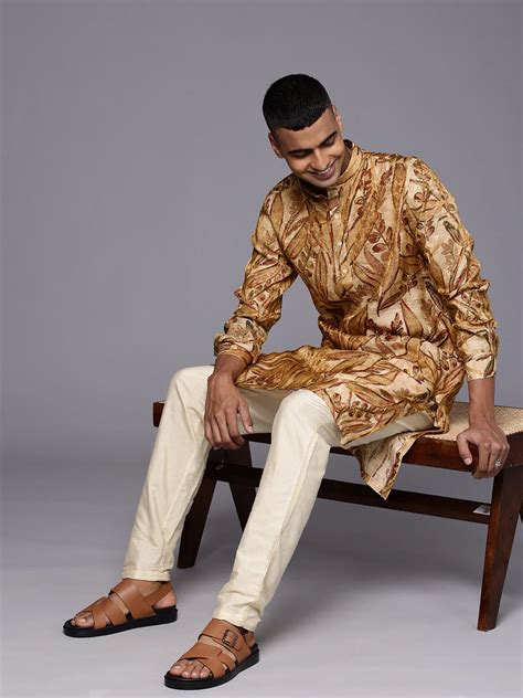 Antique Silk Kurta for Men - Patrah