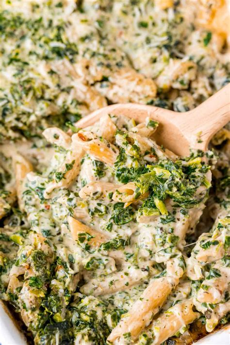 Spinach Alfredo Pasta Recipe