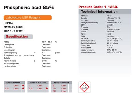 Phosphoric acid 85% | Neutronco