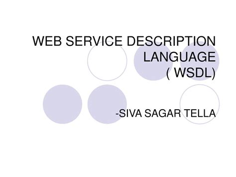 Image result for Web Services Description Language WSDL Tutorial