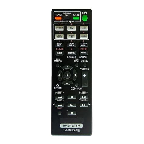 Buy HITORE AV Remote Control Compatible for Sony AV System | AV Music ...