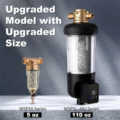 iSpring WSP100SL-ARJ Single-stage 25-GPM Mechanical Filtration Well ...