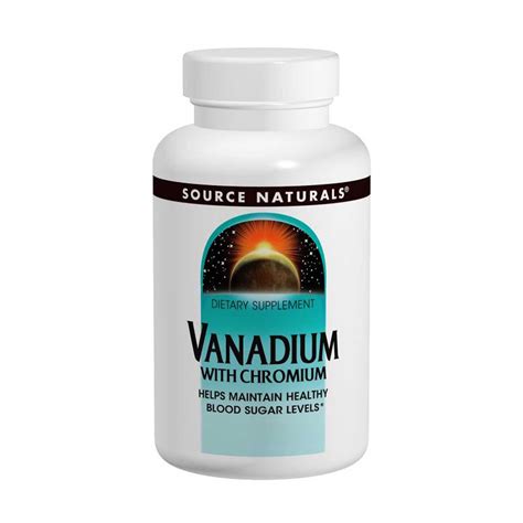 Source Naturals, Vanadium with Chromium, 90 Tablets - iHerb