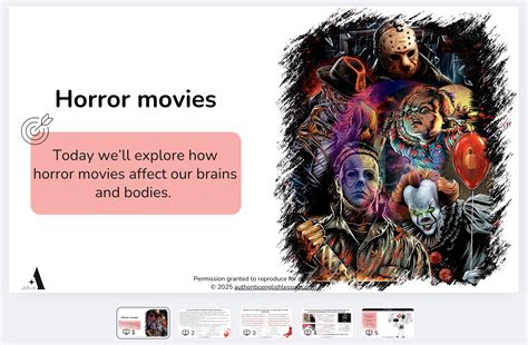 Horror movies / Speaking club | Authentic English Lessons
