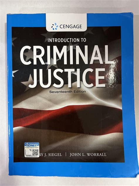 *Read* Introduction to Criminal Justice 17th Edition Larry Siegel John ...