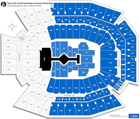 Soldier Field Seating Chart for Taylor Swift's Concert