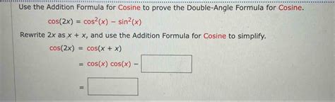 Image result for Cosine Double Angle Formula