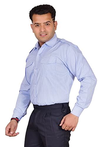 Buy UNIFORM CREATOR HOUSE Security Gurad Shirt for Men's (36, Blue ...