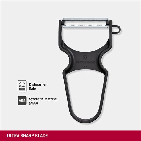Victorinox, Multipurpose RAPID Peeler/ Vegetable SCRAPPER, Serrated Ed