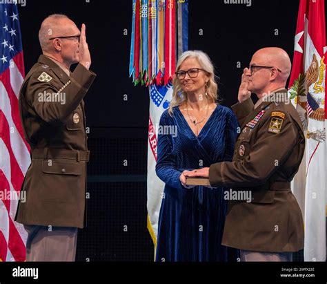 Chief of Staff of the U.S. Army Gen. Randy A. George administers the ...