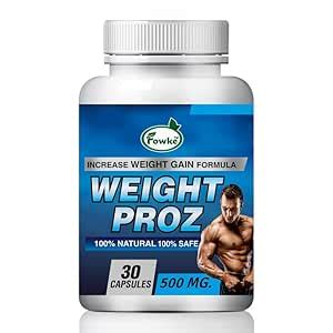 INLAZER Weight Proz | Weight Gain Capsule, Explosive & Massive Muscle ...