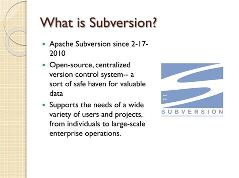 Image result for Apache Subversion Tutorial
