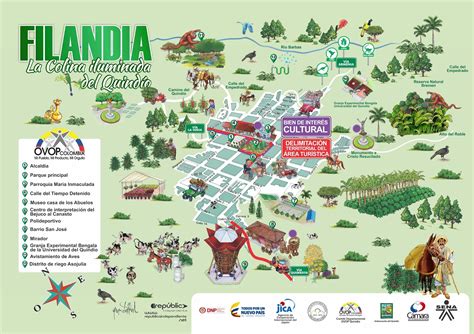 Map Of Filandia Colombia