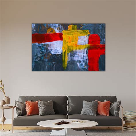 Bold Abstract Harmony – Modern Canvas Wall Art for Living Room, Bedroo ...