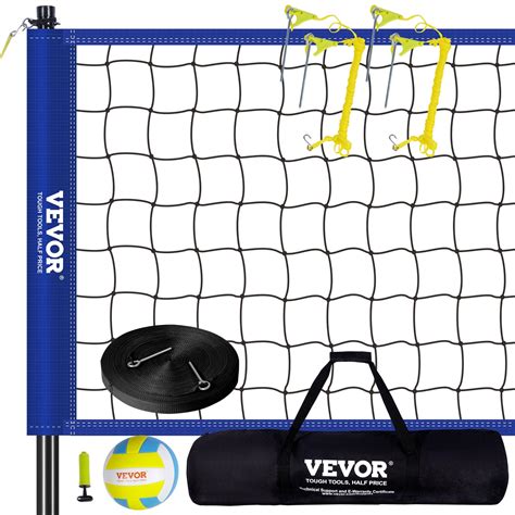 Snapklik.com : VEVOR Outdoor Portable Volleyball Net System, Adjustable ...