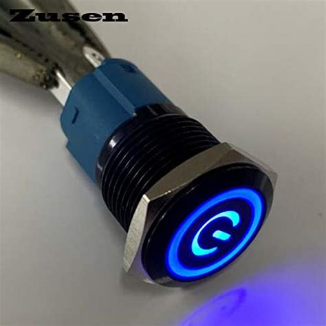 CIVIQ Zusen 16mm Latching Type Illuminated Power Symbol Push Button ...