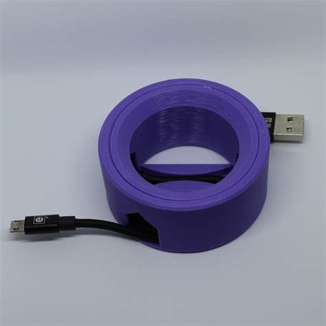 Archivo STL gratuito Enrollador de cables de impresión en el lugar (no ...