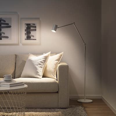 NYMÅNE Floor/reading lamp, white - IKEA