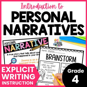 Image result for 4th Grade Personal Narrative Examples