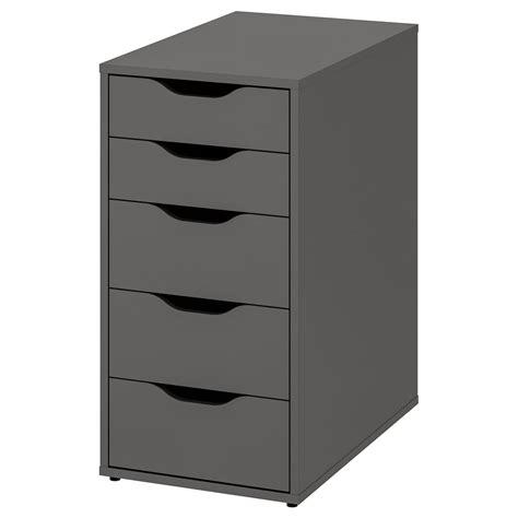 LAGKAPTEN / ALEX desk, grey/wood effect, 120x60 cm (471/4x235/8") - IKEA