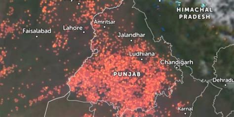 Punjab Records Highest Farm Fires in a Single Day, Pollution Board Says ...