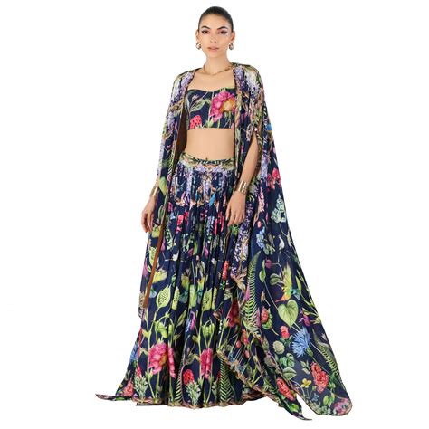 Embroidered Corset Cape Set – Limerick by Abirr n' Nanki