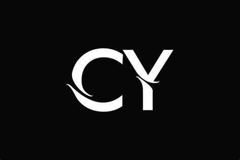 CY Monogram Logo Design By Vectorseller | TheHungryJPEG | Monogram logo ...