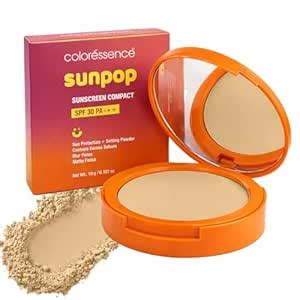 Buy COLORESSENCE Sunpop Sunscreen Compact Powder SPF 30 PA+++, Pearl ...
