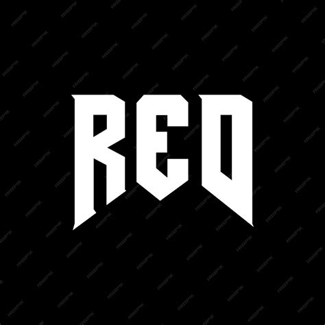Red letter logo design for technology company red logo design black and ...