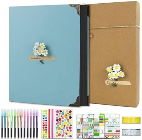 Printelligent DIY Travel Scrapbook Photo Album Diary (Small_9 x 6.5 ...