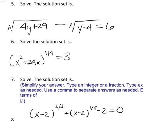 Image result for What Is a Solution Set
