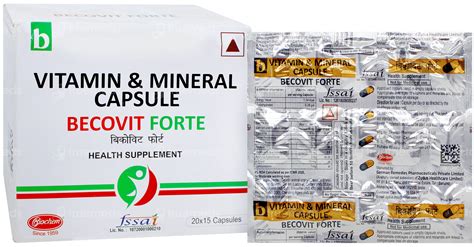 Becovit Forte Capsule 15 - Uses, Side Effects, Dosage, Price | Truemeds