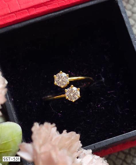 Twin Sparkle Ring