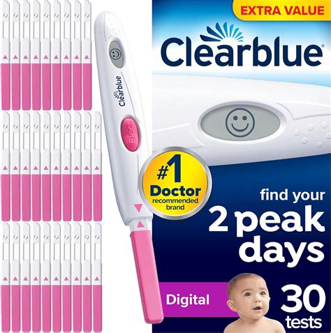 Clearblue Digital Ovulation Test Kit (OPK), Proven to Increase The ...