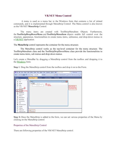 Image result for VB.NET Pop Up Menu