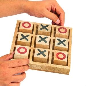 blue seed Classic Zero and Cross Puzzle Game, Tic Tac Toe Board Game ...