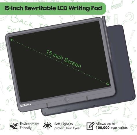 Portronics Ruffpad 15 Re-Writable LCD Screen 38.1cm (15-inch) GREY ...