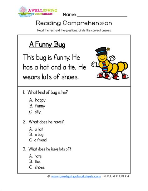 Easy Teacher Worksheets Reading Comprehension | Reading Comprehension ...