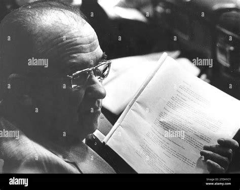 07/07/1978, Santiago Carrillo during one of the Constitutional Debates ...