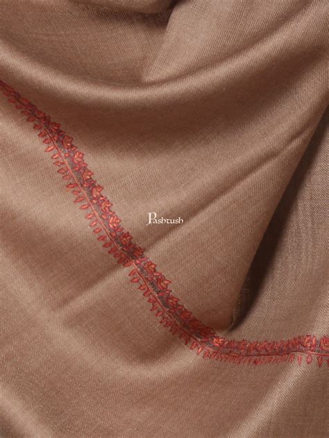 Pashtush His And Her Gift Set Of Kingri Hand Embroidery Shawl And Pure ...