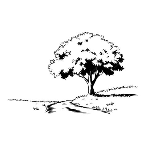 Image result for Tree Line Art Vector
