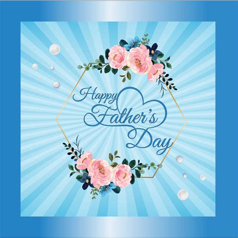 HAPPY FATHER'S DAY 2023 ,,floral greeting card - MasterBundles
